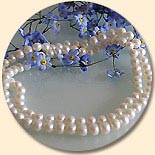 Perlenkette Soiree blanche